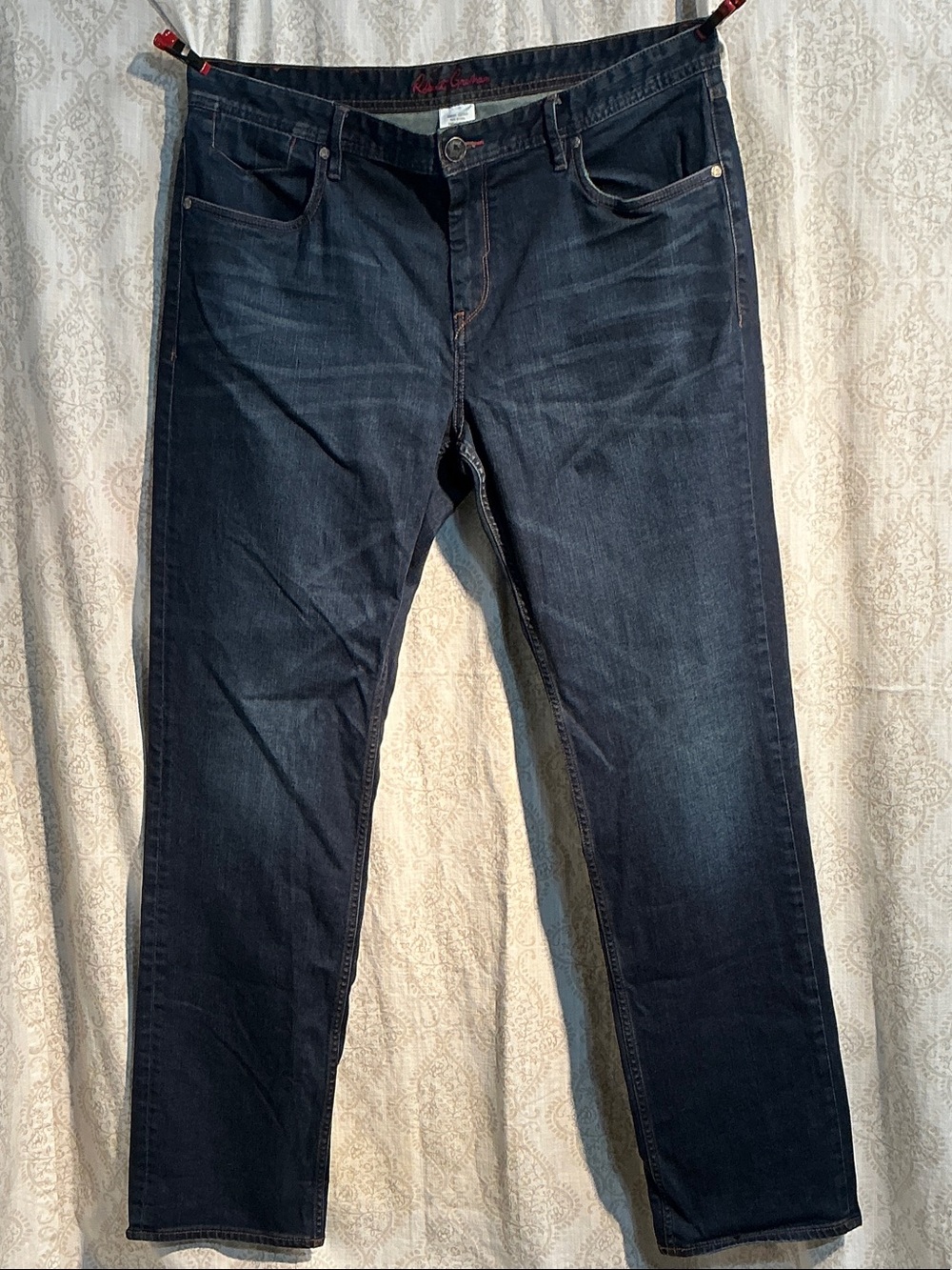 Robert Graham Dark Indigo Slim Straight Jeans